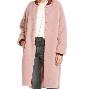 The Great, Pink Longline Bomber Coat